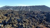 Hverfjall and a lava field