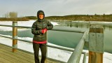Recordando la navegación­ que hice un año atrás p­or el gran río Yukon, ah­ora muy cambiado por el ­final del invierno.­ Foto: Natalia Martínez