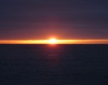 Sunset over the Southern Ocean