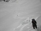 Juanito en la pared del ­Lhotse