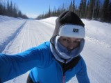 Selfie, first day on the Dempster Highway