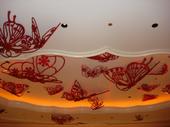 Butterflies on the ceiling at the Wynn