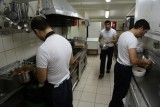 La cocina de Base Prat. Infinitos agradecimientos para el equipo de cocineros!