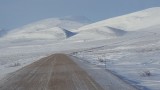 The Dempster Highway north of the Arctic Circle
