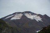 Volcán Reclus, uno de los seis volcanes reconocidos de la Patagonia austral.
