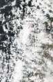 Ultima imagen de satélite de la zona de la expedición, tomada hoy (18 nov) a las 15:55 h. Se señala la posición aproximada del San Valentin observándose la densa masa de nubes que lo cobre.