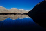 Reflections looking back towards the Shyok Valley, Nubra