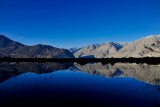 Reflections lookig towards the Nubra valley