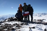 Foto, en la cumbre del Volcan Palomo.JPG