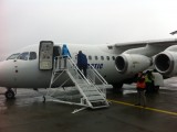 Avión que nos lleva a la Antártica