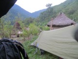 Acampada en resguardo indigena