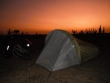 Acampando en medio de la nada