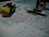 el GPS, la brujula y el infaltable e infalible papelito check list!