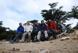 Trekeo con alguno de los cabros al mirador del Fitz en un dia de lluvia