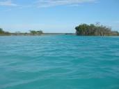 Canal de los Piratas que sale a Bacalar