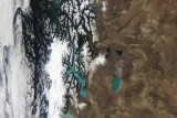 Imagen satelital de la zona del Volcán Lautaro a las 15:20 horas del días de cumbre!! Que maravilloso día!!
