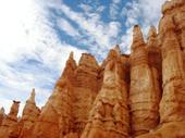 Hoodoo view from the valley floor