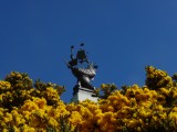 Monument to the Battle o­f the Falkland Islands, ­where the British defeat­ed a German naval vessel in 19­14.­
