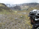 Al fondo Laguna Verde
