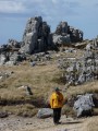 Alex Sr. in the mountain rocks