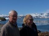 Sarah and Pat Lurcock, who have lived on South Georgia for 20 years