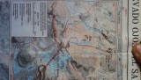 Mapa del ascenso, en Ref.Atacama­