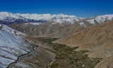 The Chang La pass about half way up, 4600m