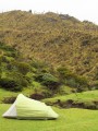 acampada en el páramo