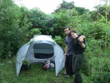 Acampando en Mindo
