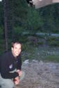 Overly friendly deer at camp