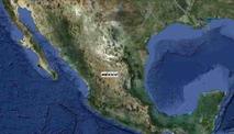 Mapa satelital de la República Mexicana