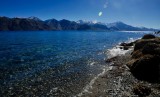Lake Pangong from the Spangmik shore