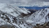 Looking down towards Leh, very cold
