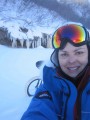 Beside a frozen waterfall, Day 2
