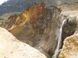 Asi queda cuando el volcan muestra su vida