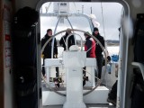 Men at the wheel­ on the­ Pelagic Australis­