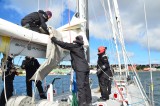 The Pelagic Australis cr­ew setting sail for South Georgia­­