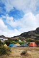 En el camping