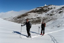 Los Tres Miles de Sierra Nevada, Spain, in winter